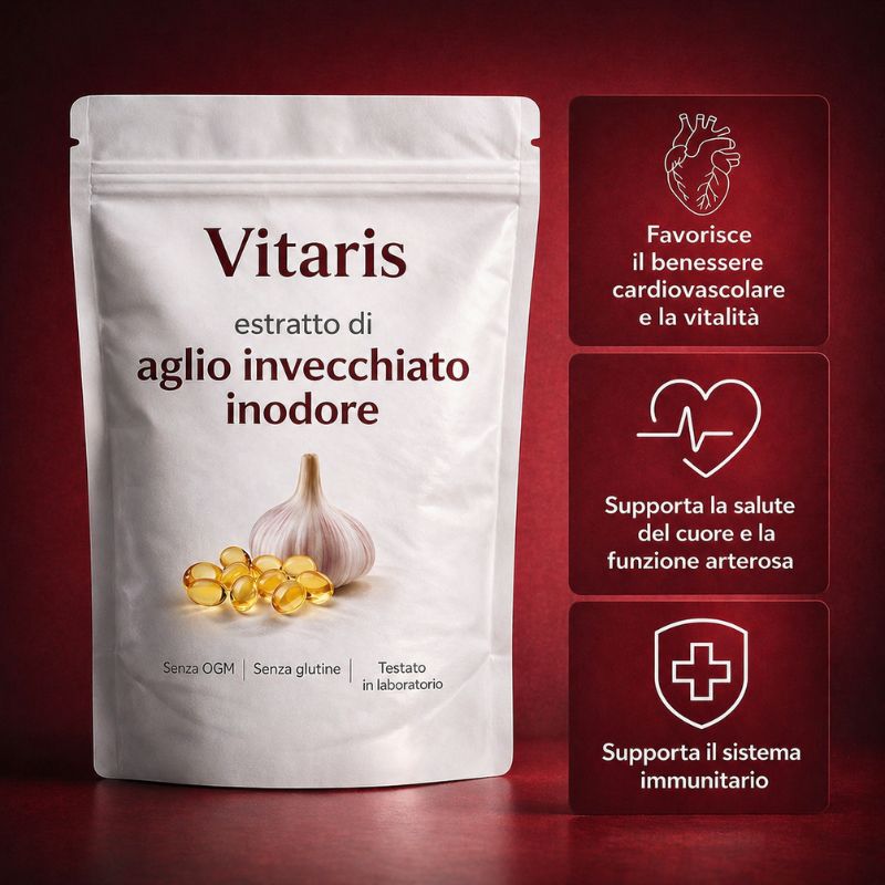 Estratto di Aglio Invecchiato — Supporto Clinicamente Studiato per la Pressione Sanguigna Prima di Ricorrere ai Farmaci