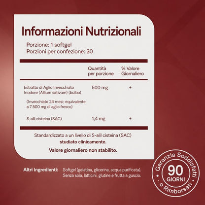 Estratto di Aglio Invecchiato — Supporto Clinicamente Studiato per la Pressione Sanguigna Prima di Ricorrere ai Farmaci