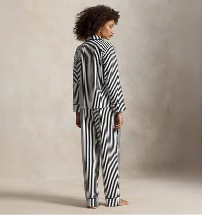 Polo Bear Cotton Sateen Pajama Set