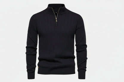 Zip Classic Knit Sweater