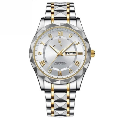 Luminous Steel Watch 40 Mm – Waterproof | Transfer Steel