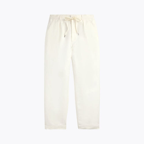 Lateef Relaxed Fit Pleated Linen Pant
