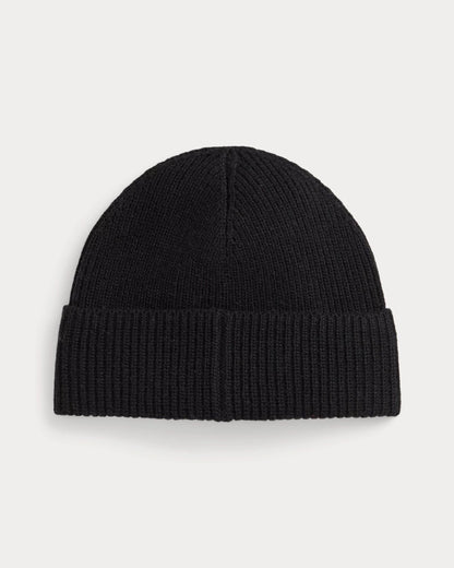 Polo Bear Rib-Knit Beanie