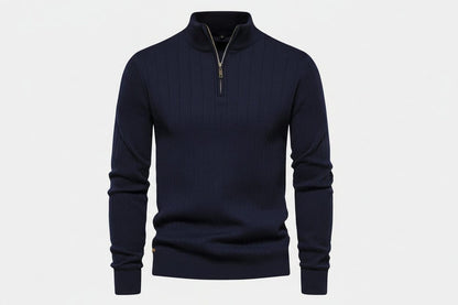 Zip Classic Knit Sweater