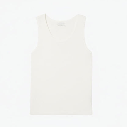 Slim Fit Ribbed Cotton Tank Top
