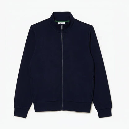 Zip-Up High Neck Fleece Sweatshirt