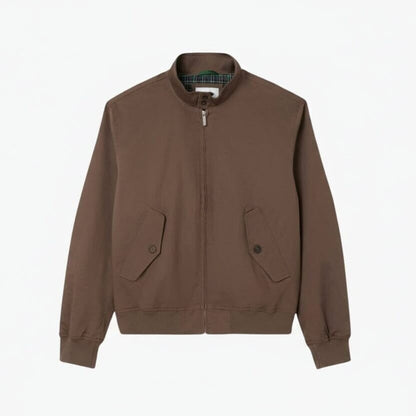Water-Repellent Twill Harrington Jacket