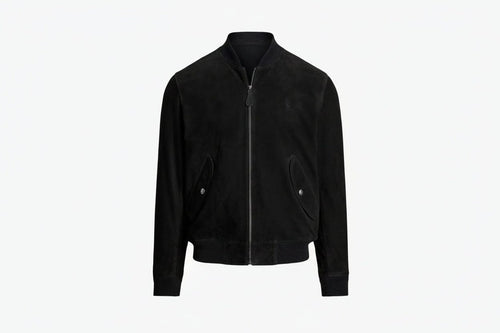 Suede Bomber Jacket
