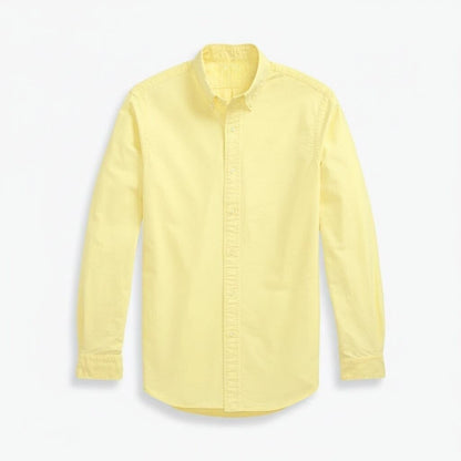 Slim Fit Garment-Dyed Oxford Shirt