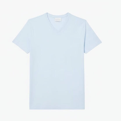 Lightweight Cotton Pima V Neck T-shirt